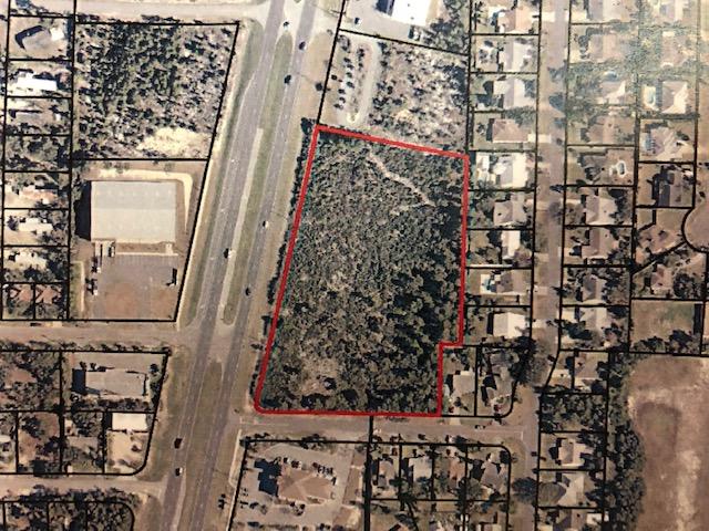 Commercial land lot. Per seller 4.68 acres and zoned C-3. Located on the west end of PCB near 30A. Great Location.