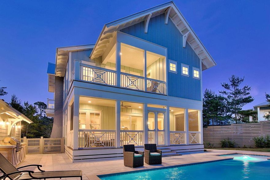 Newer family home in a quiet subdivision of improving home style and quality allows for a family oasis on a .28 acre lot with a grand pool and ample living spaces.