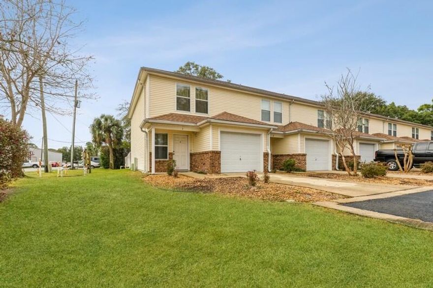SHOWING STARTS 2/13  The location of this townhome cannot be beat!  Walkable to so much of what Fort Walton Beach has to offer.  This 3 bedroom, 3 bathroom home is meticulously maintained, as is the development.  The open living/kitchen/ dining area makes sure no one has to miss out on the action.  And, being an end unit, you have more privacy and the benefit of the backyard being more fully fenced than the other units.  Nice size kitchen with breakfast counter.  Three bedrooms upstairs with an ensuite for the primary bedroom.  A half bath is downstairs for your guests when you entertain.  Check out this gorgeous Fort Walton Beach property while it is available.  You will love it!