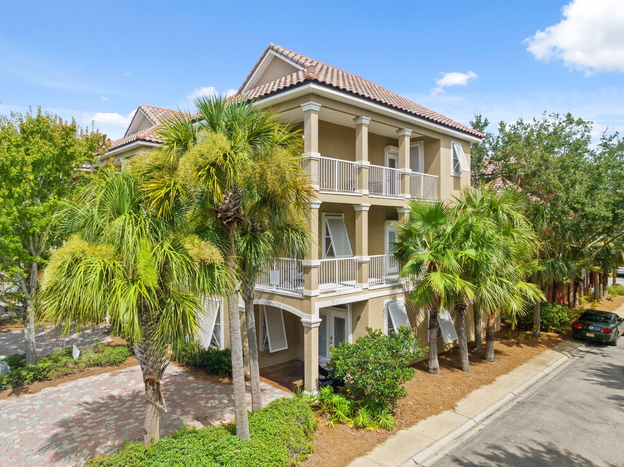 Discover your dream getaway in the highly sought-after Villages of Crystal Beach!This stunning 6-bedroom, 4-bath home combines professional design with luxurious custom finishes, including exquisite tile work in the kitchen and baths, durable luxury vinyl plank flooring, and ample covered deck space perfect for enjoying the coastal breeze with your family. The attention to detail throughout truly sets this property apart.Situated on a spacious corner lot with lush landscaping and 9 iconic palm trees, this home boasts prime positioning directly across from the community's signature ''Lagoon Pool.'' Just minutes from Destin's world-famous white-sand beaches and premier shopping, this property is ideal for vacationers and investors alike. Don't miss out!