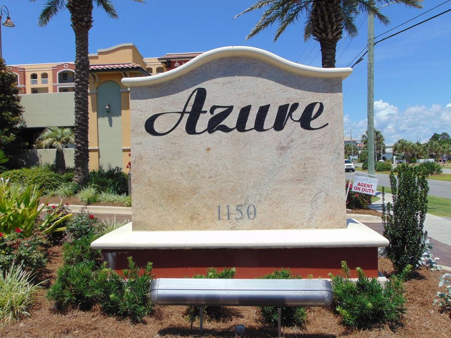 Price Reduced - A truly Exceptional unit in the Premier Property on Okaloosa Island. Enjoy amazing views of the Emerald Waters of the Gulf of Mexico while lounging on your private Sugar Sand Beach, or your private balcony. Nine foot ceilings, crown molding, tile flooring through-out, and granite counter tops (kitchen and baths). Azure amenities include two large pools (one heated), two hot tubs, a large gym with state of the art equipment, four elevators, and grilling area. This 3 BR / 3BA condominium also has a very important extra feature. ''A Media Room''. Converted into a BR, and your 3 BR Condo rents as a 4 BR. That's exactly what the owners did, and 2018 Rental Income was $69,585.00. Already have apx $45k on books for 2019, which will go to the new Owner. Check out Virtual Tour.