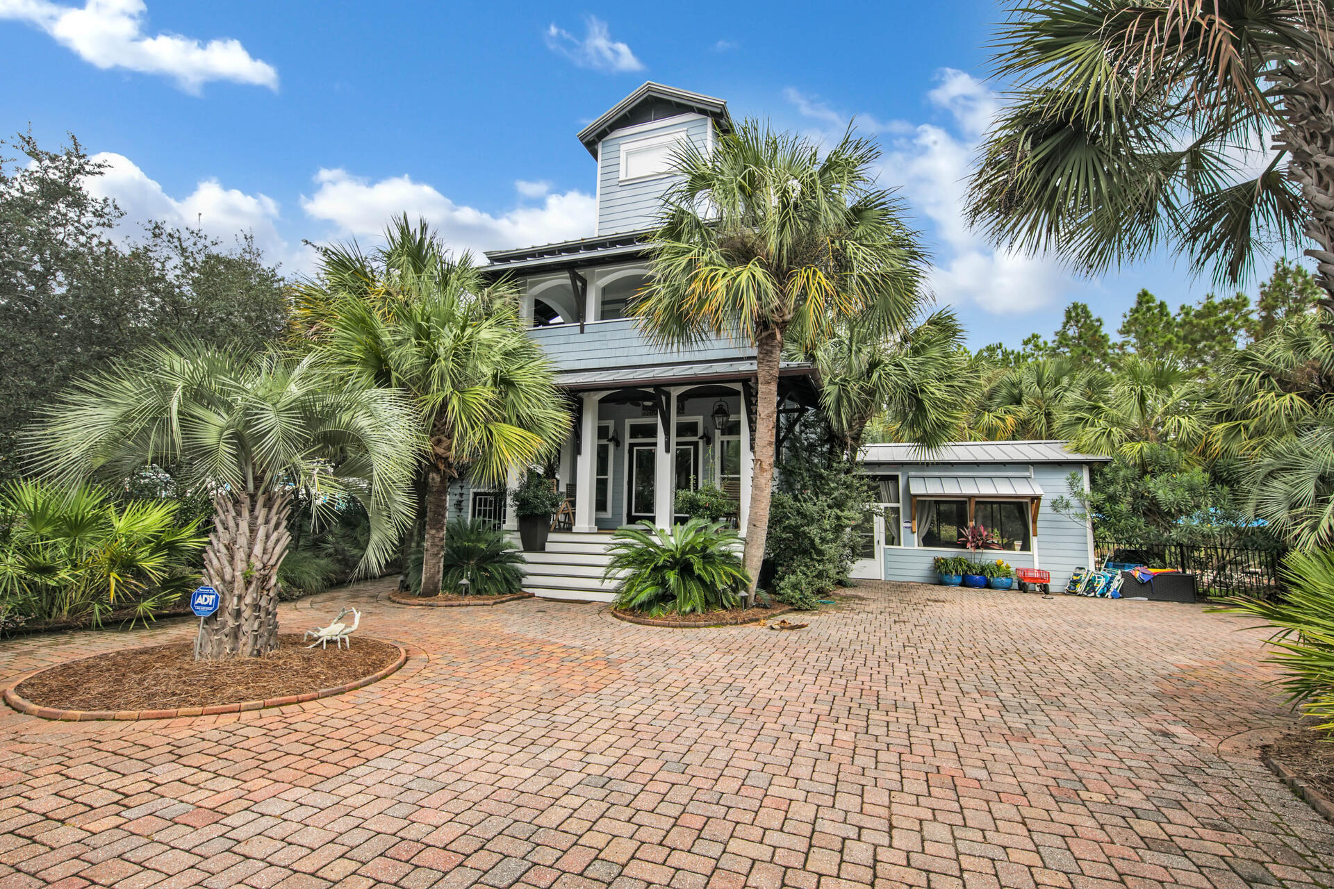 Endless summer days have become the norm here on the Emerald Coast. This spacious and stunning Beach home features both modern amenities, architectural character in a fantastic Beach location and boasts gulf views from the 3rd floor master bedroom. Your private oasis features a private heated pool, 2 outdoor lounging areas and leaves nothing to be desired. From the moment you step foot into this home you are overcome by the beach life and will understand why your family and guests never want to leave. Just steps away from a private/deeded beach access and an oversized lot that can easily fit a carriage house. This 4 bedroom features an additional bunk room and is Sold Fully furnished. This vacation home is a rental machine! Showcasing rentals in the $110k - $120k+ per year. NO HOA!