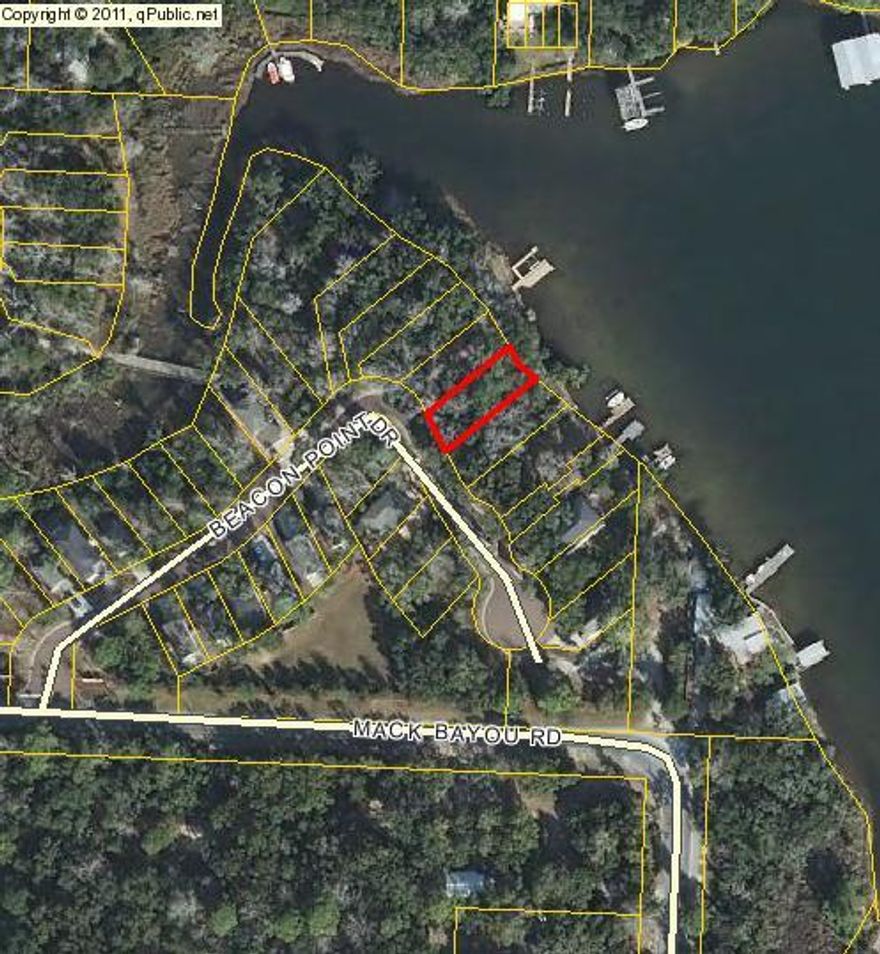 This WaterFront lot is located in Sacred Oaks Subdivision and is located within the protected waters of Mack Bayou. This lot has great views and great access with good water depths for boaters.