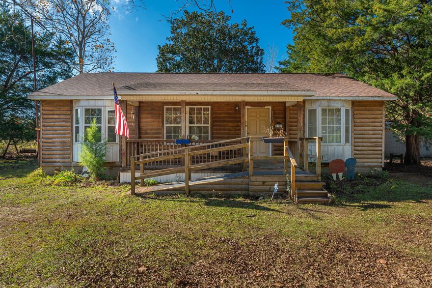 You will not want to miss out on this adorable country living home. One  acre of land to spread out and enjoy your privacy! Need storage space? Two additional shed/outbuildings are located on the property for all those storage needs. One is very large and can hold multiple vehicles, tractors, etc and the second outbuilding has electricity for convienence. The home is built in 2001 and has a newer roof and hvac. This property was well maintained and looking for a new home owner! Schedule your viewing, now! HVAC installed March 2022 and Hot water Heater installed- Dec 2019. 0.1 mi from children's park