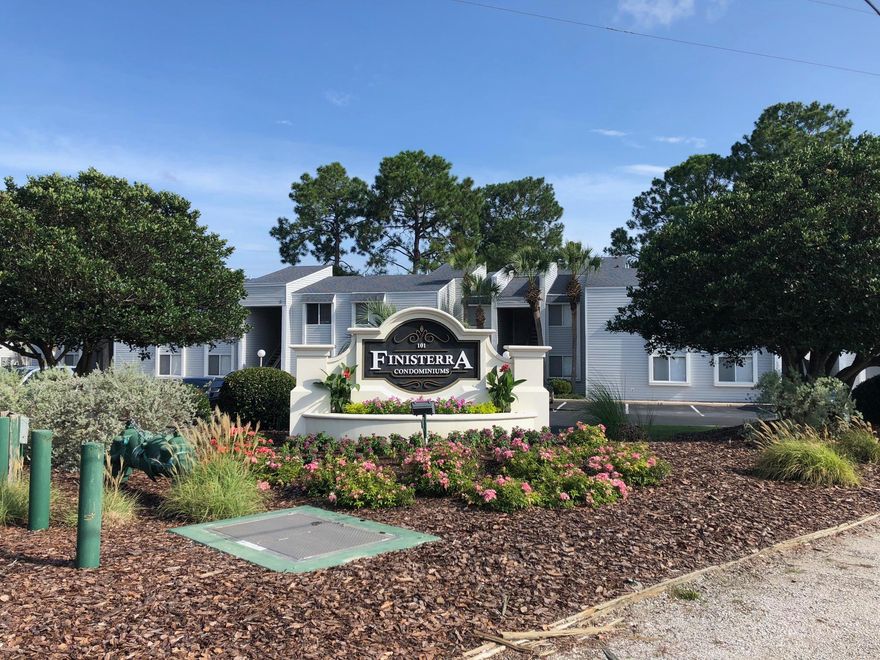 Finisterra is a waterfront complex on Choctawhatchee Bay ... well-managed and well-maintained ... across the street from the Shalimar Yacht Basin marina ... nice pool ... community room and laundry located at the pool ... This 2nd-floor 1-bedroom unit in Building 19 is located right at the clubhouse / office / mail pickup / laundry / pool building ... one marked and numbered parking space reserved, plus additional parking ... This unit is occupied by good tenants paying $650/month rent ... This owner-seller is a Florida-licensed real estate broker.