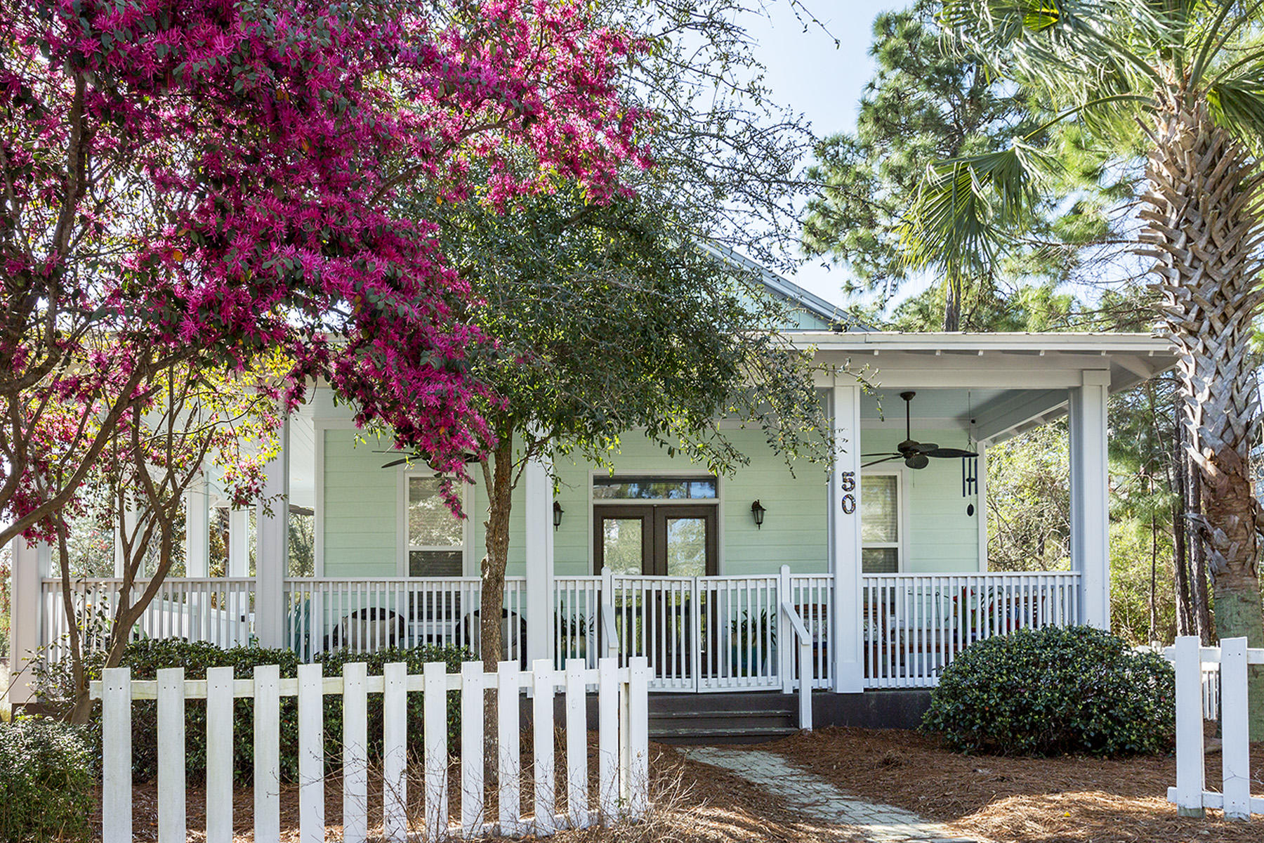 3 bedroom / 2 bath in Cassine Village. Close to public or private deeded beach access. Lots of outdoor living space - wrap around porch, plus huge screened back, with a patio and fenced yard and an outdoor shower. Plenty of storage inside as well as a huge attic and double-sided outdoor storage building. Ceiling fans in every room. Wood floors & tile. Large master suite with walk-in, tiled, double-headed shower, his-n-hers closets & linen closet. Granite counters, stainless steel fridge, stove, and dishwasher, washer & dryer. Amenities: 2 community pools, tennis courts a walking trails. Close shops and restaurants. *Buyer is responsible for personally verifying details about this property. Any information contained in this listing is believed to be accurate but is not guaranteed.*