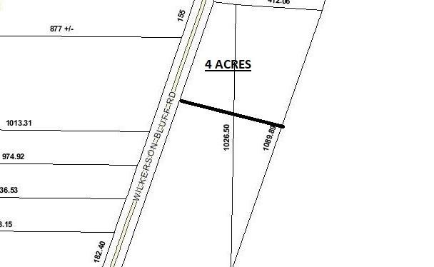Metes and Bounds legal description - Land