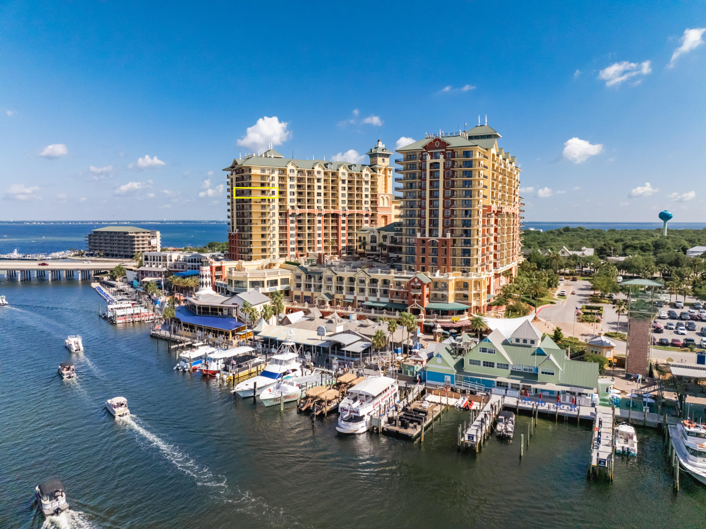 NEW LISTING! TURN KEY! BEST VIEWS IN DESTIN! Welcome to the West Tower of Emerald Grande on the Destin Harbor of the Emerald Coast of Florida! This remodeled condominium is oriented perfectly as it offers the rarest, unobstructed views of the Emerald Grande Pool, Destin Harbor, East Pass, Gulf of Mexico, Holiday Isle, and Crab Island! This open floor plan features (2) master bedrooms, an additional bedroom, (3) bathrooms, 1,739 square feet, expansive balconies, and plenty of natural sunlight throughout! Can you only imagine the sunsets? Emerald Grande's amenities include outdoor and indoor pools, fitness center, spa, room service, conference rooms, and so much more. Enjoy the Destin Lifestyle at it's fullest while being a short walk to all the restaurants, shopping, and venues on the