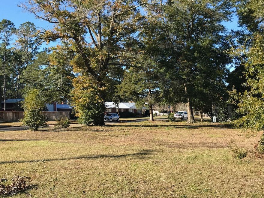 Build able home site in the Historic District of Defuniak Springs. . Just two blocks off Circle Drive and Lake Defuniak. Fabulous place to build your dream home. Smart investment.