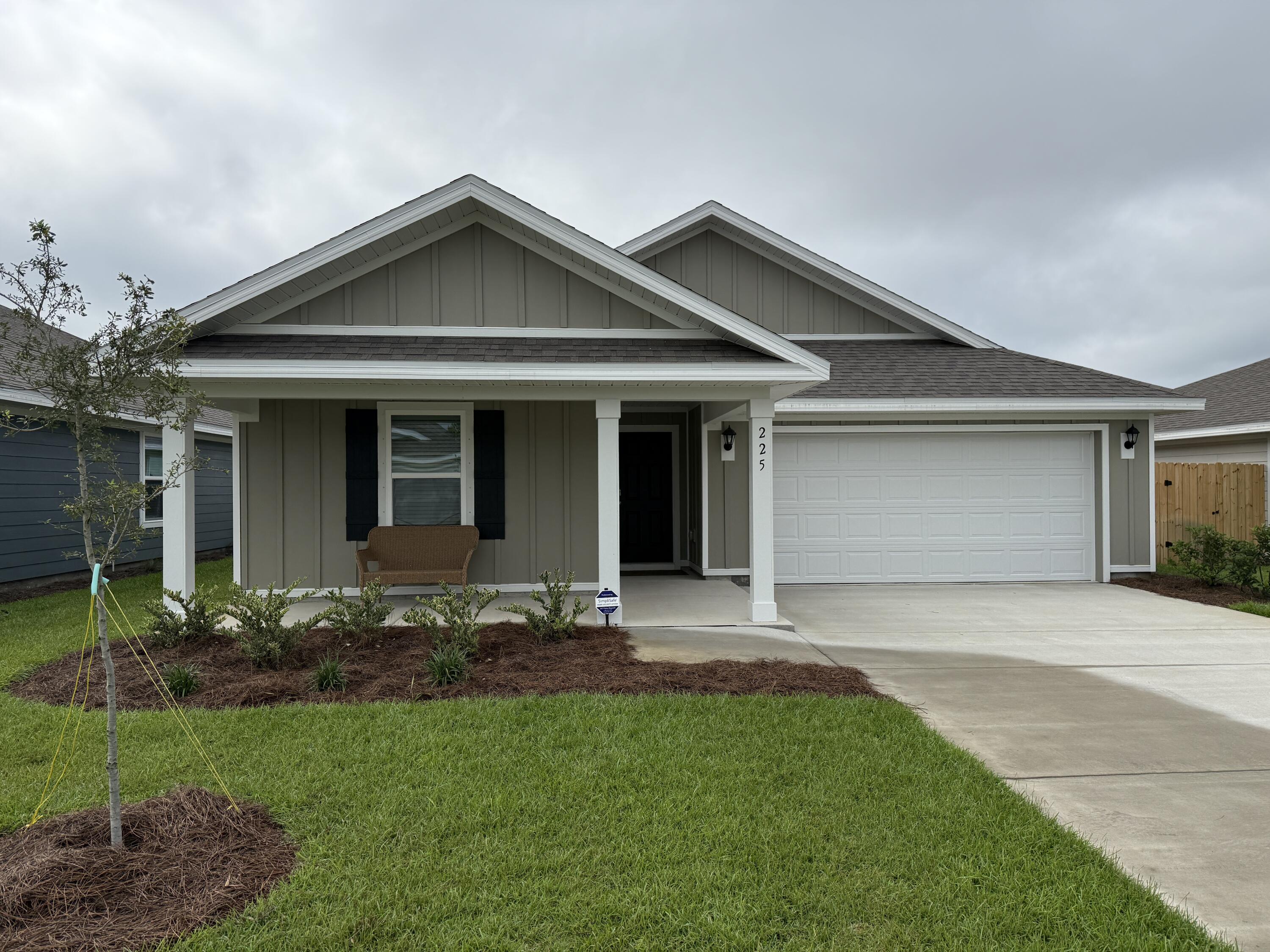 Be the first to enjoy this brand new five bedroom, three full bath home in a pleasant neighborhood, with easy access to U.S. 331, SR 20, shopping, and local schools. Granite countertops in kitchen and baths, and upgraded carpet in bedrooms. Brand new pool and recreation complex included. Lease rate includes lawn maintenance, pest control, and trash removal. 'Smart Home' technology throughout. 27.4 cu ft Samsung refrigerator included.' This is a no smoking and no pet property.