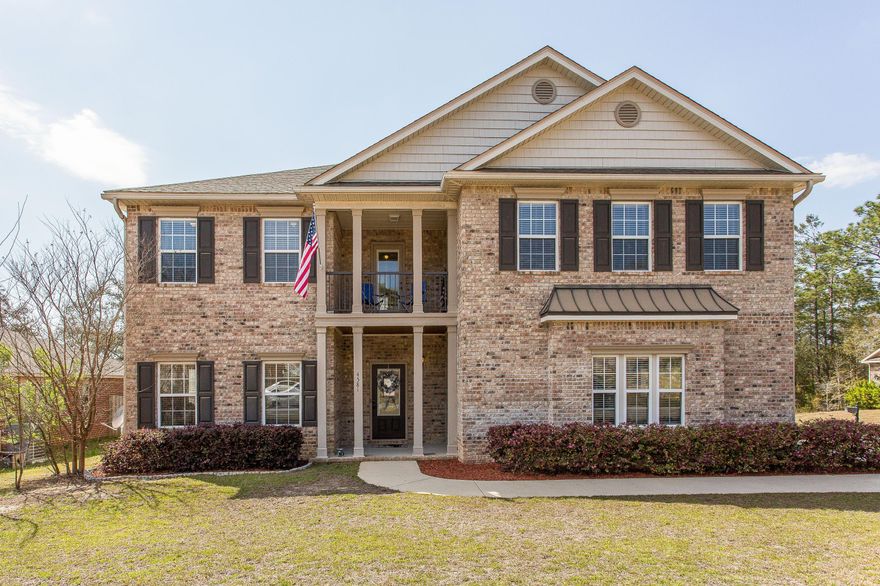 Beautiful two story built by Southern American Homes located in south Crestview! 1YR HOME WARRANTY provided & seller to contribute towards buyer CLOSING COSTS w/acceptable offer! Close to 7th Special Forces Complex, Duke Field, and a quick drive to Eglin AFB & Hurlburt Field. 4 Bed/ 2.5 Bath PLUS an office on a great corner lot! Granite countertops in the kitchen and all bathrooms. Master suite is private & huge -bedroom can accommodate oversized furniture, bathroom has double sinks, garden tub, separate shower, water closet, & walk-in closet! Energy efficient Rinnai tankless water heater w/continuous hot water, pull down stairs to attic & a peek-a-boo lake view from the back porch & master bedroom. The backyard has a nice deck & is fully fenced w/side gate! See this home today!