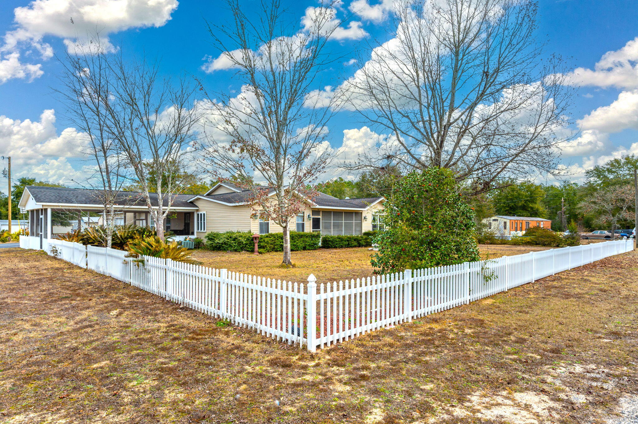 Interior has been repainted. Beautiful 3 bed, 3 bath home in peaceful country setting! Enjoy ample living space with 2 living rooms and 2 porches perfect for relaxing or entertaining with a fenced in yard. Oversized 2 car garage offers plenty of storage space. Water fountain adds a touch of tranquility to the outdoor ambiance.