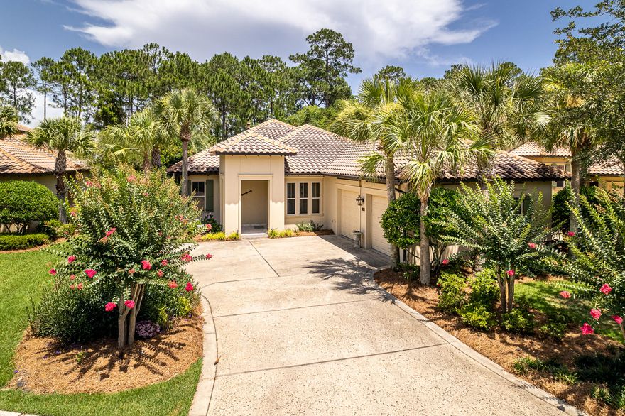 2511 has been updated with top-of-the-line Thermador appliances, beautiful Quartz throughout and stunning artwork, fixtures, and decor. Enjoy entertaining in this single story, open floorplan that flows out to the screened lanai and pool deck. The interior features crown molding, custom built-ins, floating shelves, and a gas fireplace. This home is thoughtfully designed allowing for maximum privacy with each bedroom having access to separate baths and a spacious main suite with a seating area and an ensuite with built-in storage. The backyard features a 16x32 pool with two outdoor seating areas, television, fire pit and lush landscaping making this home your perfect resort home