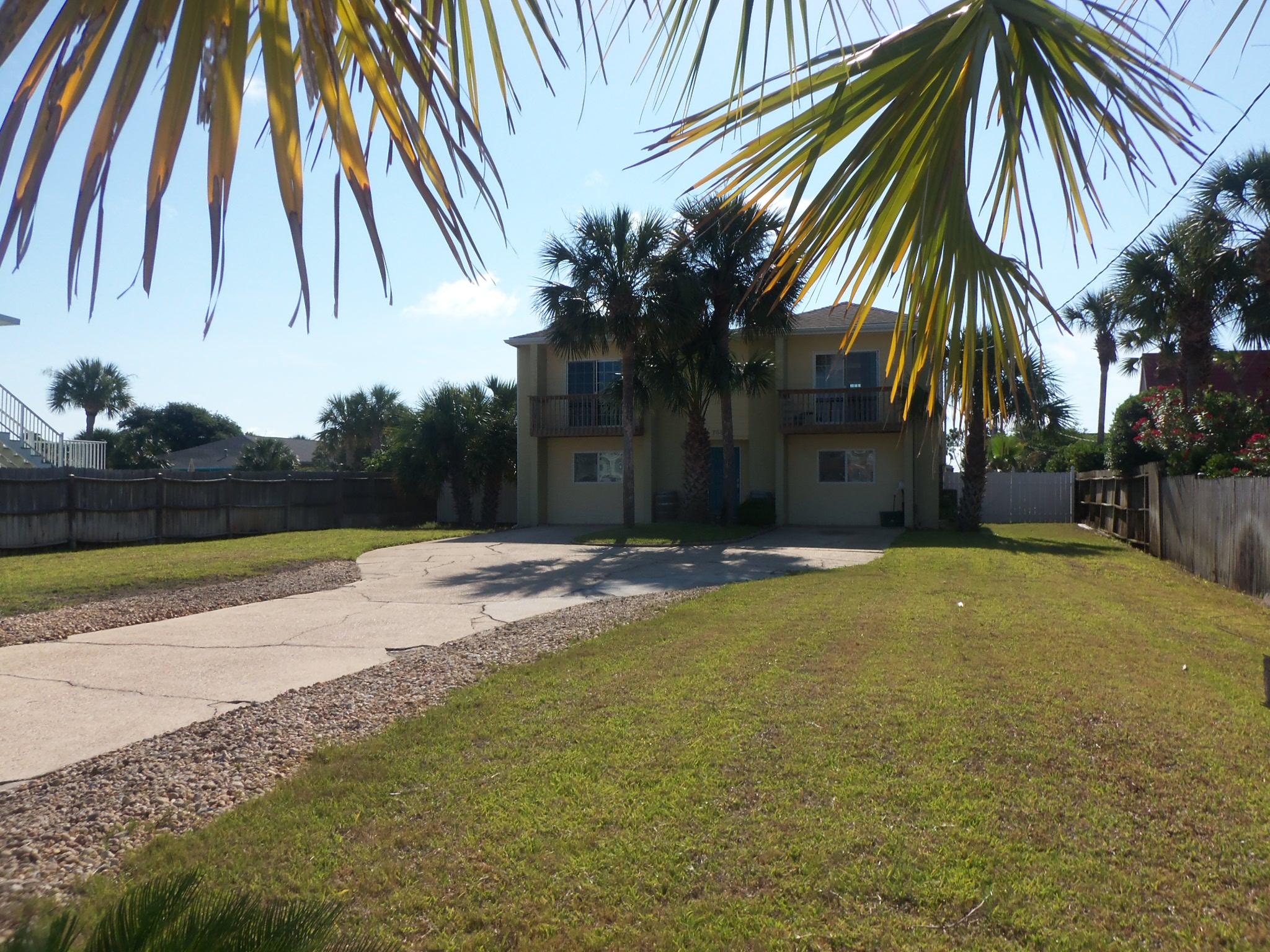 Lovely renovations!! Your home is your castle and this one definitely fits that description! Home was completely remodeled to include new electrical roof, etc. Your beautiful home has a full living room, bedroom and bathroom on the first level with all tile floors. As you walk upstairs, you will be greeted by plenty of natural sunlight! There is an open floor plan for the dining,kitchen and living areas and sliding glass doors that open to a spacious wood deck that overlooks a refreshing inground pool and hot tub! Lawn service is included!