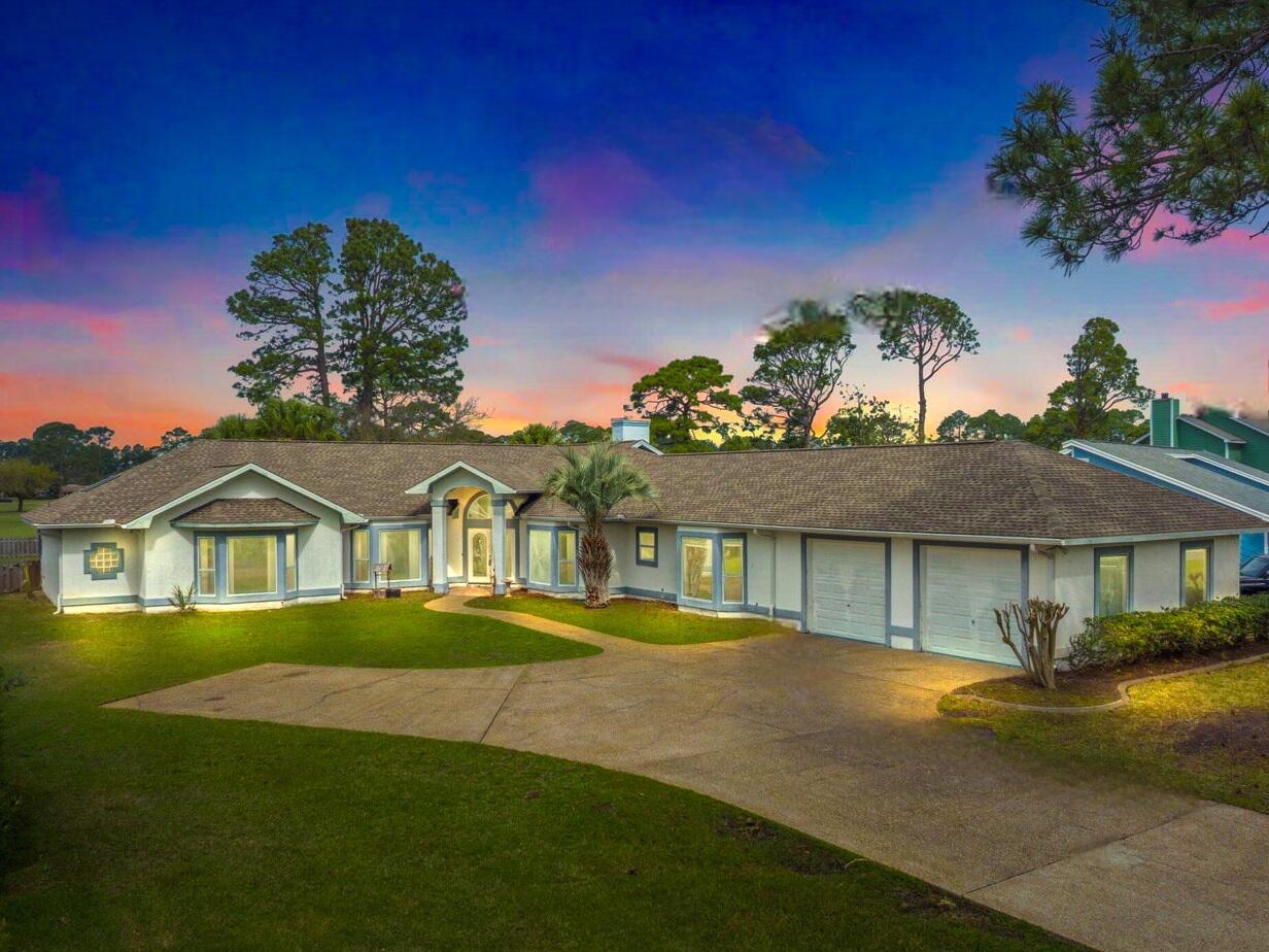 PRICE DROP! Real seller ready to sell! Immaculate golf course home with no HOA. Congrats, you have found a beautiful property fronting the 14th hole of Legacy Golf. Very quiet neighborhood of residents with no vacation rentals allowed. This contemporary home boasts a sprawling open floor plan with 3 bedrooms (Master ensuite has a private office), 3.5 bathrooms plus a billiard room, a reading room, a workout room with specialty flooring*, in addition to the open foyer, living room, eat in spacious kitchen, large covered patio with Master bedroom access and a beautiful gunite swimming pool; has an oversized two-car attached garage, for the short list. This home will meet most any needs, and includes a new well pump for lawn, is generator ready, and is mostly ADA compliant.