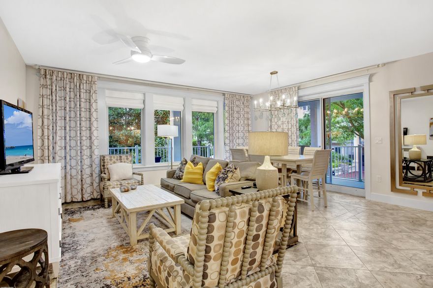 FULLY FURNISHED WITH ALL UTILITIES INCLUDED!!  Available for a 6 MONTH LEASE! This spacious 3 bedroom 3 bath condo on the 2nd floor of Lasata features large balcony, living room and master bedroom and open floor plan. Come see what all a Resort Community has to offer.