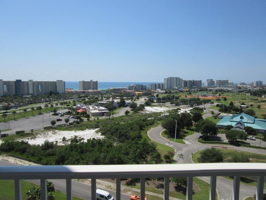 SHORT SALE...The Palms of Destin Resort & Conference Center is Destin's newest upscale resort, business center and vacation destination. Resort amenities include an amazing 11,000 SF lagoon pool with bridges, water falls and islands; a children's pool and splash fountain; luxurious spa; lounge with both indoor and covered outdoor seating; 5,500 SF conference center & wedding facilities; covered parking; fully equipped fitness center; jogging trail; children's playground; lighted tennis courts; basketball court; game room; concierge/valet service and a beach shuttle service to Henderson Beach State Park on the gorgeous Gulf of Mexico! Unit #21210 is on the 12th floor (the top floor) of the west tower offering amazing sunset views of the pristine Gulf of Mexico, downtown Destin and Choctawhatchee Bay. This unit is a 2 bedroom/2 bath unit that comes fully furnished and rental ready. Luxury appointments include contemporary resort furniture, 9 ft ceilings, granite counter tops, flat screen TV's and a stacked washer/dryer unit. The open floor plan allows the kitchen to flow into the living room which opens to a 105 sf balcony that is also accessible from the master bedroom. The master bedroom suite offers amazing western views through both the large picture window and the glass doors leading to the balcony. The 2nd bedroom is also a suite with a private bath featuring a walk in shower. There is something for EVERYONE in this upscale resort and full-time residents as well as investors will fall in love with The Palms of Destin! This unit is a SHORT SALE and will convey ''as is''.