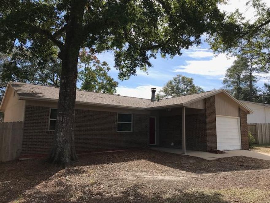 Beautifully remodeled 3 bedroom 2 bath home in Niceville. This property is move in ready and features a new roof, fresh paint, new flooring, cozy fireplace, a brand new kitchen with granite counter tops and stainless steel appliances, and a newly replastered swimming pool! Open patio off of living room overlooks the pool. Spacious fenced in back yard. One car garage. This one is a must-see! Vacant and easy to show.