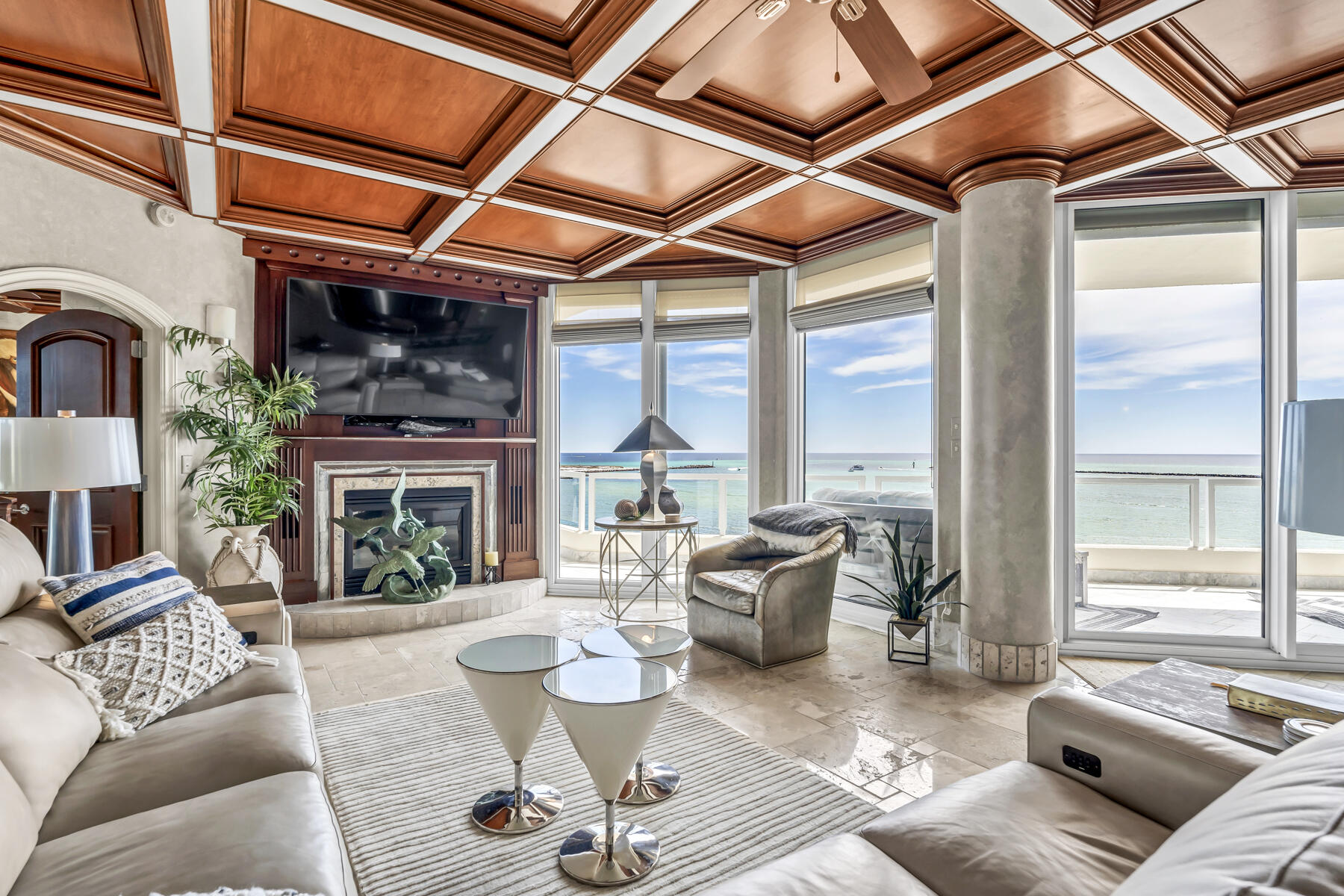 Please have all offers in Sunday 4/21 by 5pm, Seller to make a decision Mon AM. Rare to find, Luxury Penthouse Stunner. Turnkey with designer furnishings and decor allows you to start living your dream life Now! This southwest facing retreat presents you with the most Spectacular view of Destin's East Pass & the Gulf of Mexico. Spend mornings sipping coffee on the large balcony as you watch all the fishing boats head out the pass for a day of angling in our famous plentiful waters and after a fun day in the sun at the beach or on your own vessel come home to breathtaking sunsets as you grab a drink from your bar and gaze out the expansive walls of glass overlooking the water. Prepare to be awestruck the moment you walk in the door of this unique condo encompassing so many unparallele