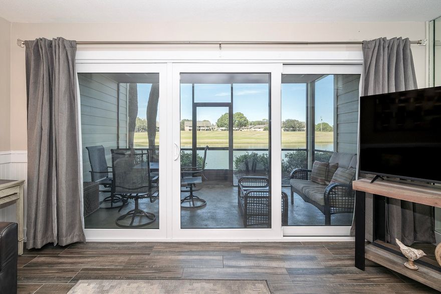 Your search for the ultimate in coastal living is over with this condominium, behind the guarded gates of the Seascape Resort. Overlooking tranquil Stewart Lake and the Gulf of Mexico just steps away , you do not want to miss this piece of heaven at the beach! An extraordinary upgraded 1 bedroom with hall bunks and 1 bathroom condo located in the most coveted part of Seascape, closest to the beach, pool, and Whales Tale. Some of the most recent updates include gorgeous flooring throughout, granite countertops, custom oversized walk in shower, and much more!  Come see this beautiful property which is perfect for a vacation rental or as a primary/second home!