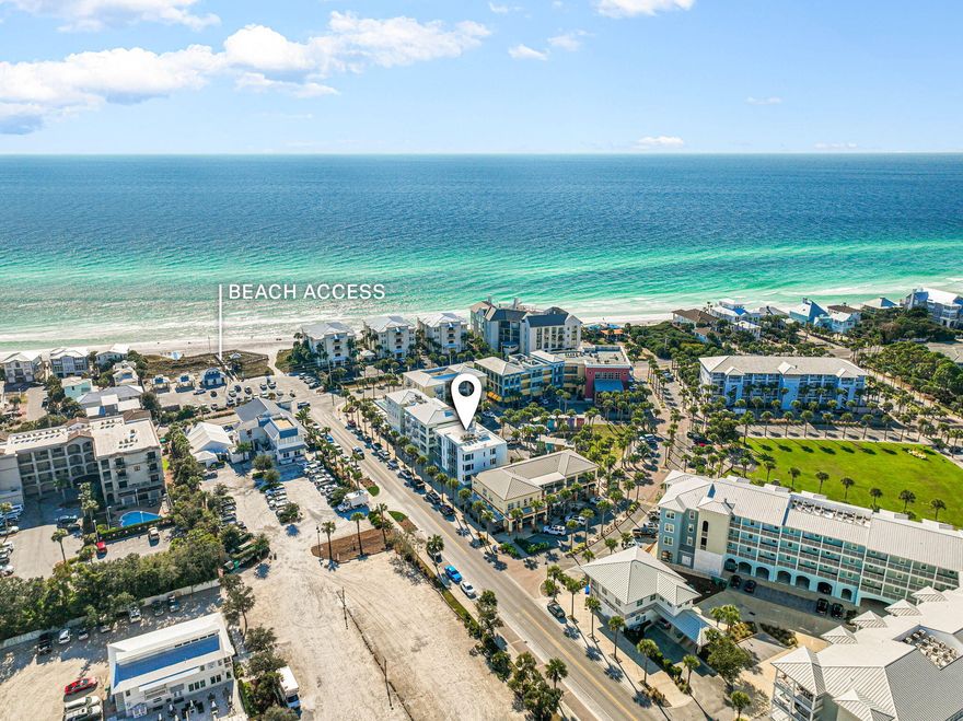 Located in the Six Palms building within Gulf Place, this 2-bedroom, 2-bath condo is one of only six units, offering a rare combination of privacy and breathtaking Gulf views. Welcome to the best of coastal living! This beautiful condo provides an unbeatable location just steps from the Ed Walline beach access, with unobstructed views of the Gulf of Mexico! The condo comes fully furnished, making it move-in ready for you to start enjoying immediately. The spacious living area is perfect for relaxing or entertaining, with plenty of natural light and a comfortable, coastal vibe that will have you feeling at home from the moment you walk in. Both bedrooms/bathrooms are well-appointed, offering a perfect blend of style and function. Step outside to your private balcony--the ideal spot to enjoy your morning coffee or unwind with a sunset cocktail, all while soaking in the stunning Gulf views.

As a Gulf Place owner, you're not just getting a prime locationyou're getting access to three private beach access points, ensuring you have your pick of quiet spots to soak in the sun. For added relaxation, enjoy access to three community pools and a tennis court, making it easy to stay active and unwind right at home.

This condo is versatile, offering great potential as a primary residence, secondary vacation home, or even a fantastic investment property. Its prime location, stunning views, and access to all of Gulf Place's amenities make it an excellent choice for any of these options.

Beyond the condo, Gulf Place offers an incredible lifestyle with a walkable distance to some of the best local restaurants on 30A. Shunk Gulley, Papa Surf, and Perfect Pig all just a short stroll away!

Whether you're looking for a relaxing retreat, an active lifestyle, or a great rental opportunity, this condo offers the perfect balance of views, convenience, and coastal charm. Don't miss the chance to make this charming condo your own and enjoy the vibrant coastal lifestyle just moments from the beach!
