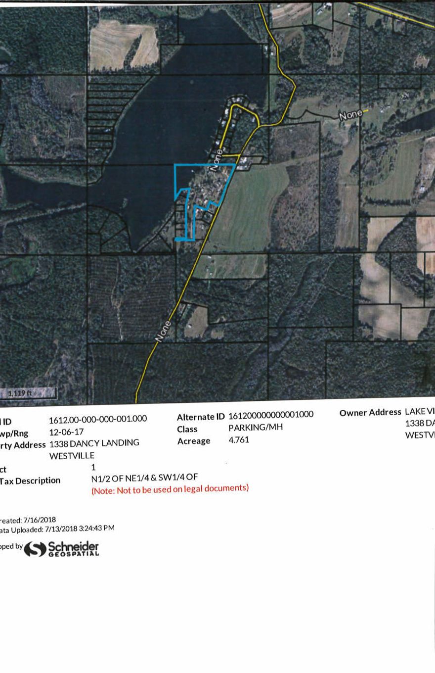 Beautiful RV park located on Lake Victor.