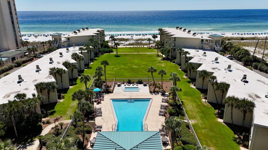 excited sellers willing to work with the right buyer on additional benefits in this 2 bedroom 2 bath Condominium. come experience this incredible location as you enjoy your coffee and meals with a clear view of the water and without paying the ''on the water'' price.  silver dunes has exclusive beach service that allows you to come and go throughout the day without lifting a finger.  gulf front gated community with a proven successful track record and history of customer service, focus on owner satisfaction and on site rental management. this condo allows you to enjoy gulf views from the master bedroom, pool views from the great room and plenty of room in the kitchen to enjoy cooking or relaxing in either the great room or gulf side balcony. come see for yourself why silver dunes remains a family favorite year after year.  Condo has been upgraded with washer and Dryer, new A/C in 2021,Water Heater sept. 2021,garbage disposal in 2022,Stove 2023 and refrigerator 2023.  Sars/reserve study has been completed with a special assessment of $20,000 per condo which will be paid by seller before or at closing.  