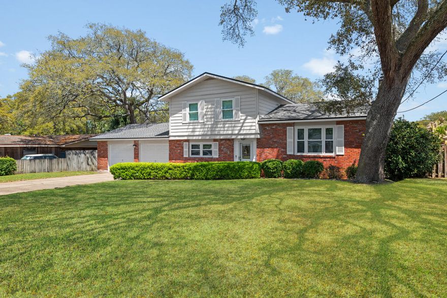 UNDER CONTRACT with a kick-out clause.Welcome to 209 Hudson Dr NW in Bayou Woods, one of Fort Walton Beach's most centrally located and established neighborhoods. This home has been meticulously maintained by the same owner for over three decades and is hitting the market for the very first time.With approximately 2,100 square feet, this split-level floor plan offers four bedrooms and two bathrooms, along with a versatile layout that adapts to your lifestyle. On the entry level, you'll find a flexible bonus room that could serve as an office, creative studio, or practical mudroom, with direct access to the two-car garage. The spacious primary suite is also downstairs and includes its own private access to the backyard, offering a quiet retreat. The main living level is inviting and warm, anchored by a charming stone gas fireplace. The living room, dining area, and kitchen flow seamlessly together, making it easy to entertain or simply enjoy everyday living. Upstairs are three more bedrooms and a full bathroom featuring the original tile in pristine condition, preserving a bit of character and charm from the home's early days.

Before stepping into the backyard, you'll pass through a fully enclosed, heated and cooled Florida room wrapped in windowsideal for relaxing in any season. Beyond that lies a covered patio that leads to a beautifully landscaped private backyard, complete with a large swimming pool that truly feels like your own personal oasis.

The home has been thoughtfully updated over the years, with new windows throughout, a new roof in 2025, HVAC system replaced in 2021, and a new water heater installed in 2022. Opportunities like this rarely come up in Fort Walton Beach, especially in a neighborhood as desirable as Bayou Woods.