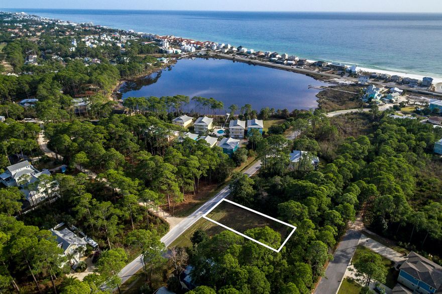 Lot 5 is still available!  Lot 6 is ready to go level, cleared and filled building lot near Oyster Lake on the quieter west end of 30A. Possible coastal dune lake and Gulf views. Located a short walk to multiple public beach accesses and very close to heralded Santa Rosa Golf and Beach Club. With 75 ft of frontage this is a perfect sized building lot for your dream home in paradise. Conveniently located close to Gulf Place, Grand Boulevard, Publix and Sacred Heart Hospital this location is terrific for a primary or second home, or vacation weekly rental investment property. Adjacent lot is also available.