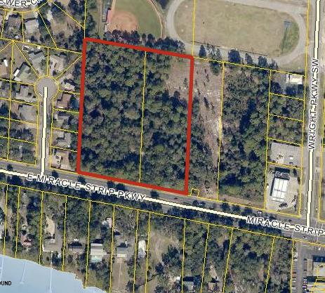 Residential Development Opportunity!! 5.96 Acres adjacent to Fort Walton Beach. Fronts HWY 98 just west of Red Lobster. 2 Parcels.