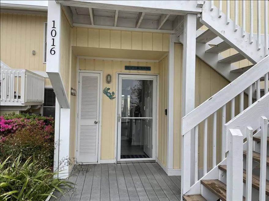 Don't miss this opportunity to own this beautiful, fully furnished one bedroom unit located on the ground floor with an extended deck overlooking the 9th tee of the golf course and near one of the five pools.  Get the key park at your front door and start enjoying all of the amenities of Sandpiper Cove! The rear deck faces east so after a long day at the beach relax in the shade with a glass of wine and watch the golfers go by.  Walking distance to the boat docks, tennis courts and Louisiana Lagniappe Restaurant.  This unit is bright and airy with gray paint and gray floor tile throughout.  Updated bathroom with garden tub, newer vanity and solid surface top. All exterior doors and windows have been replaced and the kitchen has been updated with white cabinets, solid surface countertop