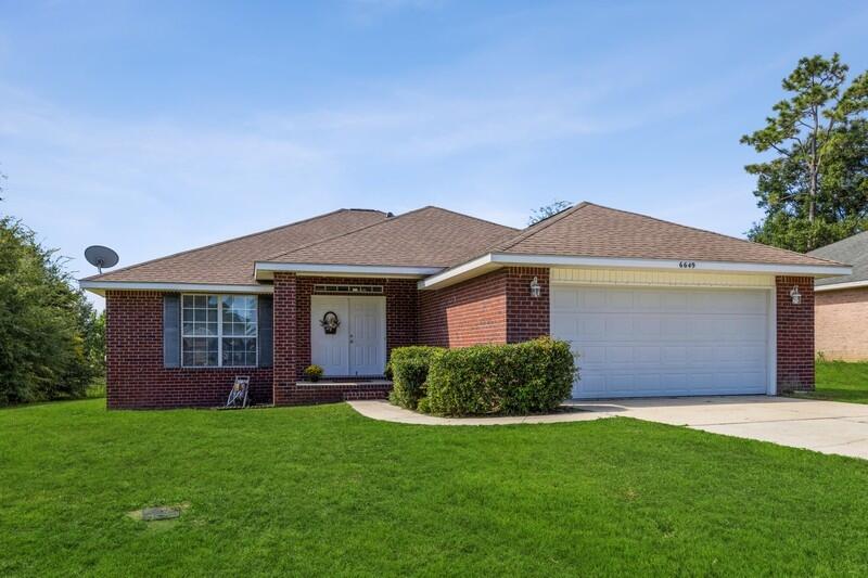 Large open living space in this lovely brick ranch.Kitchen has black appliances lots of counter and cabinet space as well as good pantry space. New luxury vinyl plank within the last two years. The Master bedroom features a trey ceiling, large closet, master bath with double vanities and a seperate shower. HVAC unit was replaced in 2018. Don't miss the oppurtunity to call this lovely house your home. **Seller will give a credit for a new roof at closing.