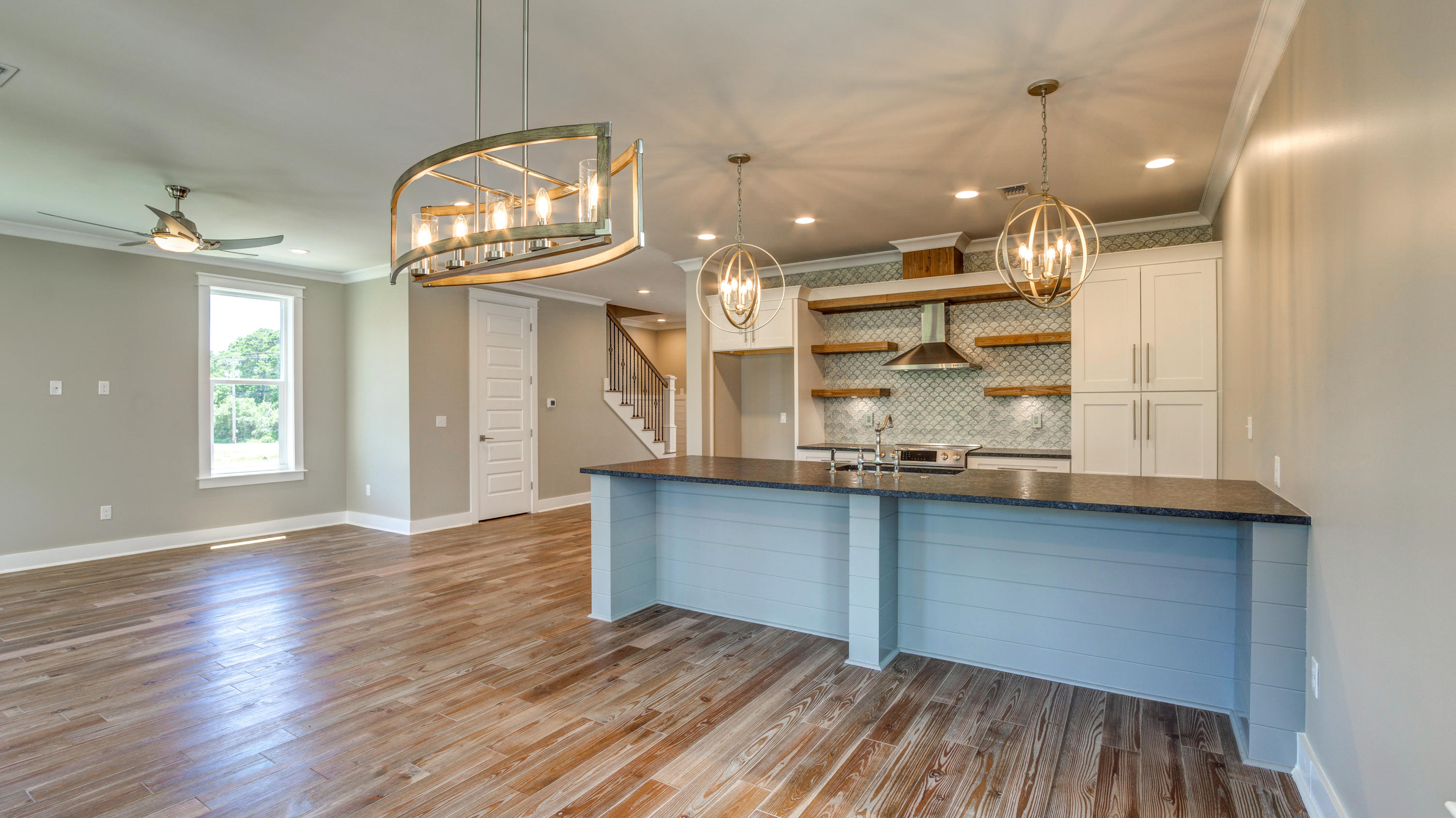 Listed $20,000 UNDER recent appraisal price!Beautifully crafted brand new construction home right off 30A and less than 3mins to Ed Walline regional beach access.This remarkable property has never been lived in and never been rented. Fine finishes and quality touches throughout, from crown molding along the ceilings to a beautiful scallop-patterned backsplash and floating shelves in the kitchen.From shiplap-accented walls and cypress-covered barn doors to beautiful and ornate tiled showers and gorgeous light fixtures, this home was constructed with expert craftsmanship and the utmost attention to detail.Another wonderful feature is the exceptional outdoor living space.