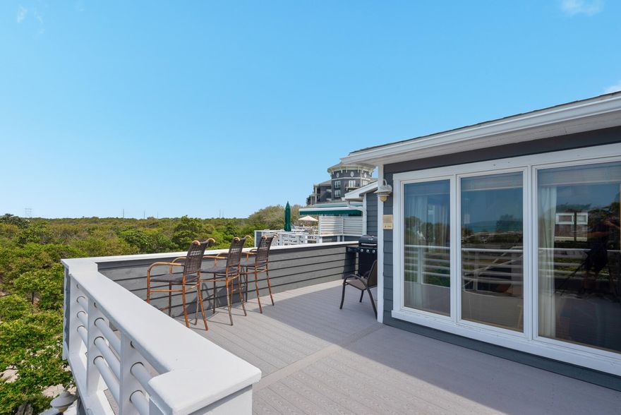 Arguably the best location on Scenic 98. Sitting on the eastern edge of Henderson State Park, and across Scenic 98 from the beach, this three bedroom, three bath home is an amazing ownership opportunity. Before you even enter, the views from the brand new composite deck showcases the reason you are here. Inside the door you will find open spaces to live your best beach life. The kitchen, dining and living areas are all under a beautiful vaulted ceiling with amazing views out of the tall, gulf-facing windows. There is even a fireplace for a little added charm. This level also has a full bath. The first level features your Master Suite, two more bedrooms, another full bath and laundry. There is also a full two-car garage with plenty of room for extra beach toy storage. Come see this gem toda