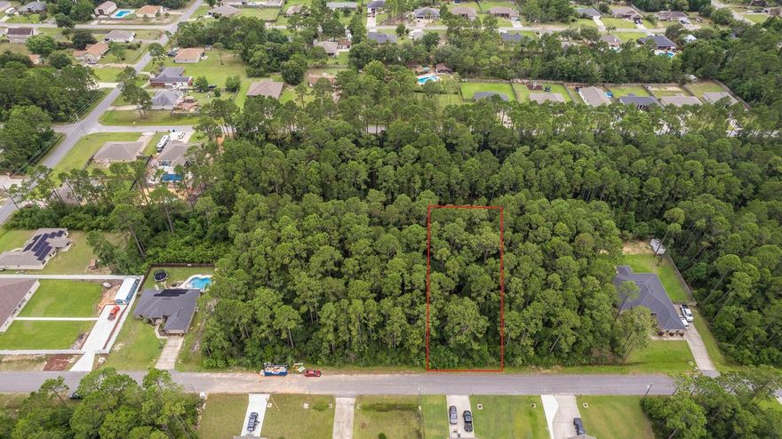 Gorgeous wooded lot on almost half an acre within a desired community. NO HOA. Not in flood zone.  Perfect spot to build your home among the other homes on the street. Bring the RV and boat once you are done building instead of paying storage fees.This residential vacant land is situated within 1 mile of shopping, restaurants, 3.6 miles to white sandy beach, 13.1 miles from Hurlburt AFB. Back on market at no fault of seller or land.
