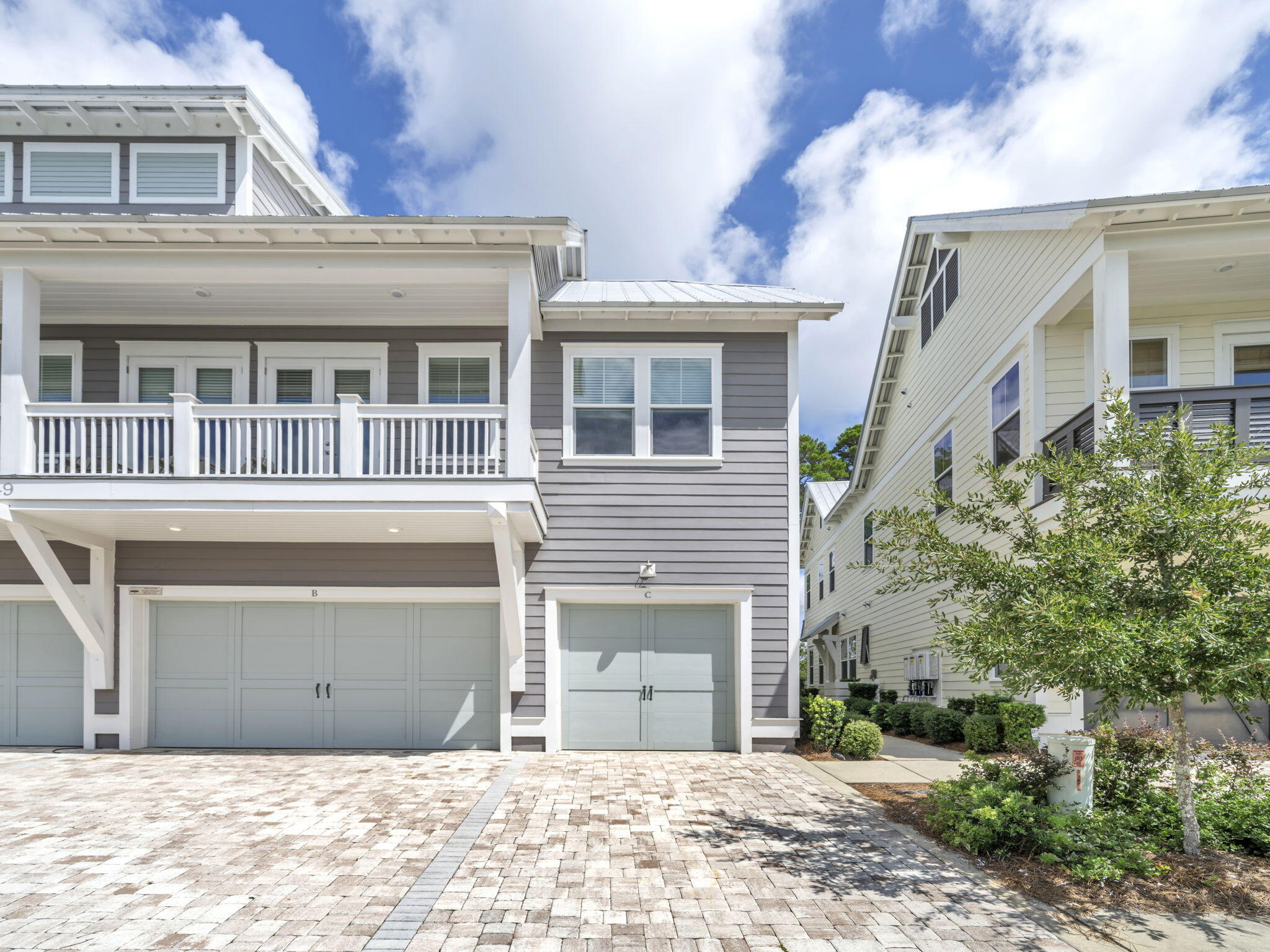 PRICES TO GET YOUR ATTENTION! Introducing a world of luxury and convenience with this exquisite Aruba floor plan unit C in Prominence on 30A. This immaculate fully furnished and TURN-KEY townhouse features 2 bedrooms, 2 bathrooms, a 1-car garage, and 1,293 sq ft of elegant living space. Professionally decorated and finished out with high-end features including a gourmet kitchen with stainless steel appliances, gas stove, farm sink and quartz countertops. The home also offers two king-size beds, tile floors (no carpet), a walk-in master closet, laundry room, and grand 10 ft ceilings finished with nice crown molding. Prominence is one of the most popular communities on 30A and features incredible amenities, open green spaces and easy access to over 17 miles of bike paths.
Located at the town center, the Big Chill is a hot spot for entertainment and features an outdoor 25 ft LED theater screen for sporting events and movie nights on the green. Concerts, family activities, restaurants, and boutique shops are just some of the things to do within a less than 5-minute walk.
Prominence is centrally located on 30A between Seagrove and Seaside to the west and Alys and Rosemary.