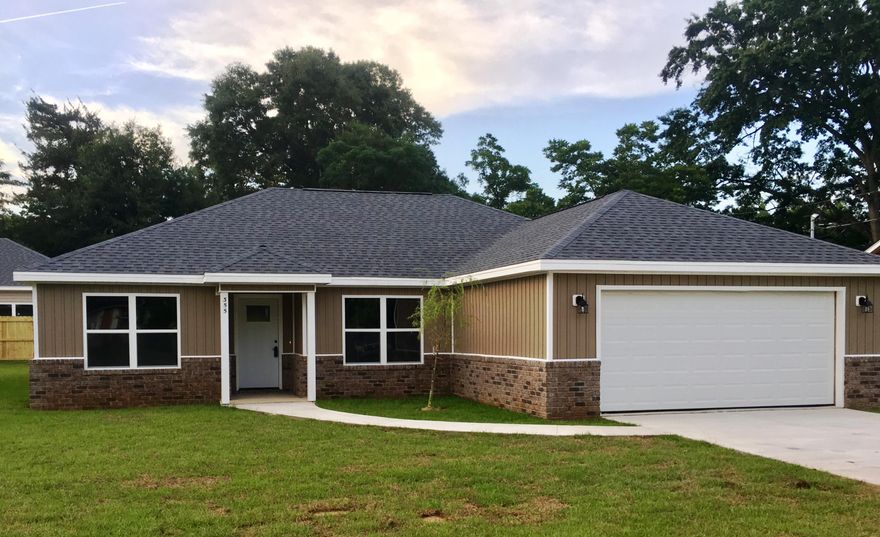 APPROX 10 DAYS TIL COMPLETE - BRAND NEW 4 BEDROOM 2 BATH HOME - CENTRALLY LOCATED! Beautiful Cabinetry w/Granite Counter-tops & Soft-Close Drawers, Stainless Steel Appliances, Smooth Top Range, Side by Side Refrig included. Mohawk Wood-look Vinyl Tile Throughout & Friese Carpet in Bedrooms. Large Open Concept Kitchen and Living Room, & Tray Ceiling in Master. 2 Car Garage with Automatic Opener. Flat Lot. Privacy Fencing is an available upgrade. All measurements approximate. Floor plan is a good representation of subject property but is subject to minor changes. Buyer to verify for themselves all info deemed important. SELLER WILL ASSIST WITH CLOSING COSTS IF USING PREFERRED LENDER.