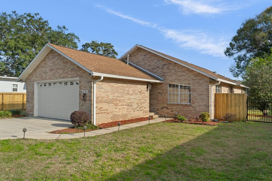 Welcome to this IMPECCABLY maintained 3 bedroom/2 bath home just a block away from Lincoln Park on Boggy Bayou! This beauty offers an expansive living area, with an additional large living area right off the open kitchen, which has French Doors leading out to the backyard. The kitchen is equipped with stainless steel appliances, including a gas range. The entire home has beautiful wood flooring and an Electrolux Central Vacuum System for easier cleaning. The spacious master suite consists of a tile walk-in shower and ample shelving in the walk-in closet. You must see this meticulous backyard area! The newly fenced backyard is the perfect space for a barbecue or gathering! Schedule your showing today!