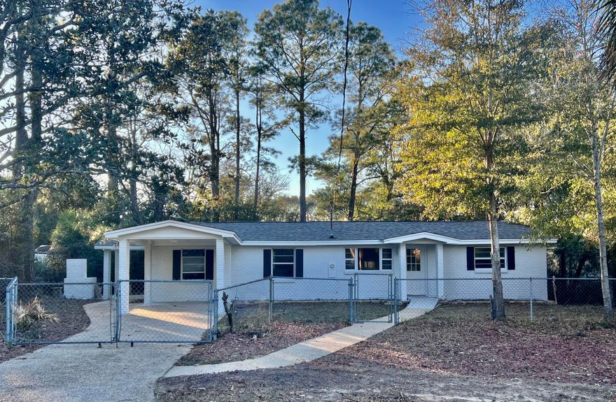 Here is your chance to own a completely remodel home in the heart of Crestview.  This 3 bedroom 2 bath home has been completely remodeled.  Original hardwood floors in the dining area, new tile in the kitchen, bathrooms and laundry room, new carpet  in the living room and bedrooms.  Kitchen is all new with cabinets, sink and appliances.  There is recess lighting throughout.  Roof replaced in 2021 and HVAC replaced in 2019. This is home is in close proximity to parks, shopping and restaurants.Don't let this home pass you by.