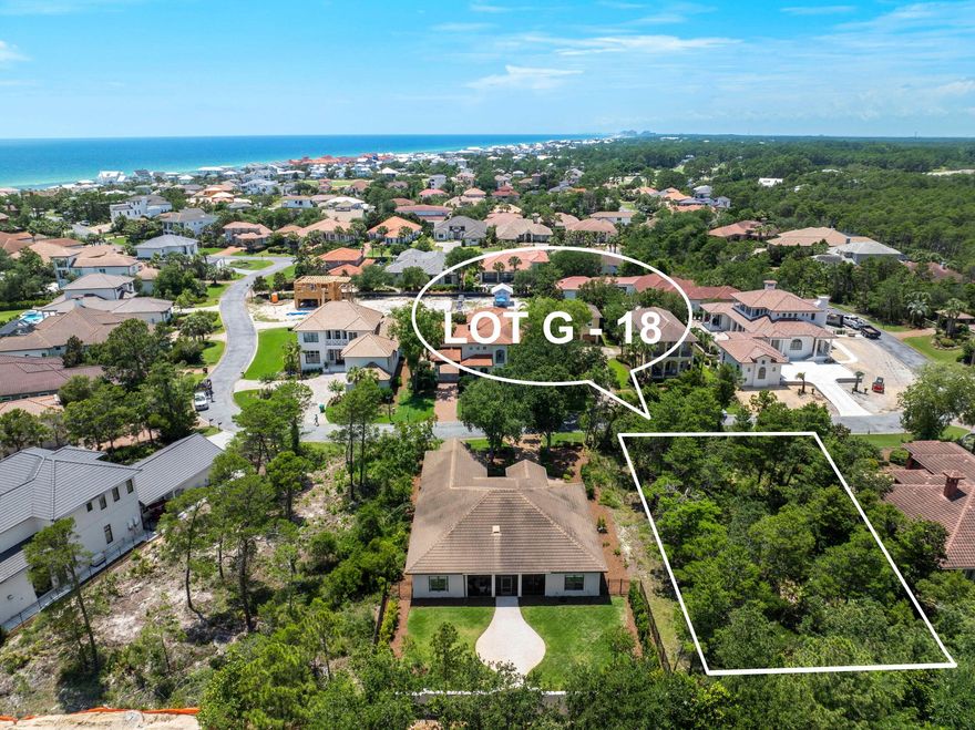 Here is a rare find. A prime, .29 of an acre, vacant lot in the gated neighborhood of BellaMar at Gulfplace with deeded beach access!  No short-term rentals allowed here.  Just peace and quiet for its residents and perfect for full-time living or as a vacation home. Conveniently located along 30-A, directly across from The Santa Rosa Beach and Golf Club, The Vue Restaurant and beach access.  It's a short stroll to Gulfplace Center, with its many restaurants and boutique shopping and the place to gather with friends and family for a concert on the lawn under the stars. Build your dream home now, or acquire the lot and build later. Parcels such as this one are getting few and far between. The neighborhood's reasonable HOA dues, $400.00 a quarter, make it easy to build when the time is right