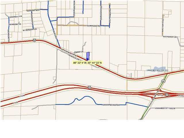 This 2.6 acres of commercial property for general coomercial use is located between DeFuniak and Crestview in the Mossy Head area. Located just west of HWY 285 ( the I-10 exchange ) and the Mossy Head Industrial Area with approx 230 ft of frontage on HWY 90. Nearby is the New Mossy Head Elementary School. This property is zoned commercial. You won't find a better time to secure your spot in this area. Mossy Head water says water is available to this site. Walton County maps say this property is commercial! 2 minutes from I-10 and Highway 285. Loves Truck Stop, Fed Ex Ground (200,000 sq ft), Hotel, 2 Semi Dealerships. Buyer to verify all information.