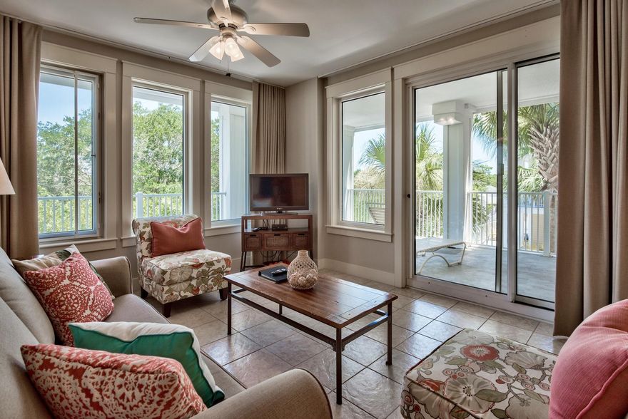 Walking distance from everything in Baytowne Wharf! Truly at the center of all the fun, food, and entertainment that Sandestin's Resort Entertainment District has to offer. Strong rental history through Sandestin's Rental Program and a new sofa and a brand new HVAC system installed July 2017.
2015 Gross Rental Revenue was $34,587.40 with 137 guest nights and 8 owner nights
2016 Gross Rental Revenue was $31,221.73 with 115 guest nights and 8 owner nights
2017 YTD Gross rental revenue was $21,454.96 with 70 guest nights and 13 owner nights (HALF WAY THROUGH YR) AND Owner didn't take advantage of Sandestin's Snowbird Rental Program would have added even more!
Sandestin Resort fee- ~$680/MO