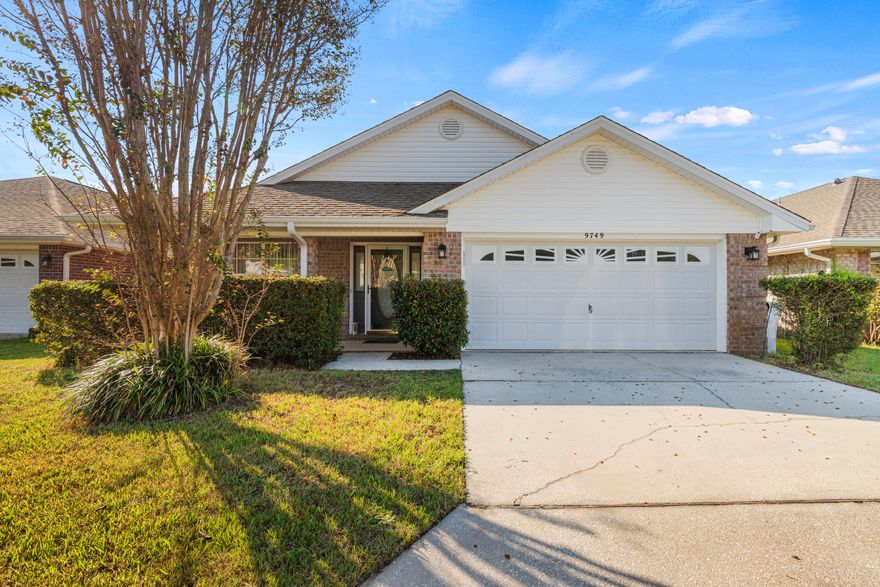 FANTASTIC NAVARRE HOME IN GATED COMMUNITY OF PARKERS LANDING. AMENITIES INCLUDE COMMUNITY POOL, LAKE W/GAZEBO & WALKWAYS ALONG THE LAKE EDGE. Curb appeal starts by a private covered front porch. Upon entry the 18x15 LIVING/DINING RM greets you w/vaulted ceiling, sunny windows & beautiful tiled flooring. This flows you to an open centered spacious KITCHEN - Boasting Newly updated Back Splash, Marble counters w/room for up to 6-8 bar stools & New microwave & Pantry, all overlooking the 2nd Large LIVING ROOM. Nestled toward the back, this 2nd 22x15 LIVING SPACE allows for a cozy movie night. All accentuated w/NEW LVP flooring, modern lighting and vaulted ceilings.NOTABLE HOME FEATURES: 2019 TRANE HVAC, 2021 HIGH EFFICIENCY WATER HEATER, NEW ROOF BEFORE CLOSING (w/acceptable offer)... NEW LVP in Living Room, Bedrooms & Halls, Vaulted Ceilings, Large MASTER BR, Master walk-in closet w/cabinetry, MASTER BATH - Double Vanity w/Granite, Garden Tub & Separate Shower, Ceiling Fans in all Bedrooms, Updated GUEST BATH 2, Cabinetry in Laundry, Irrigation System, Private back patio w/extra pebble rock fire pit sitting area, New Interior Deco Lighting, Hurricane Shutters, Low HOA Fee, Gated Pool/Lake Community.
Located in East Navarre near Hurlburt AFB, Beaches, Shopping & Schools. 
Call Today and Schedule Your Showing. 