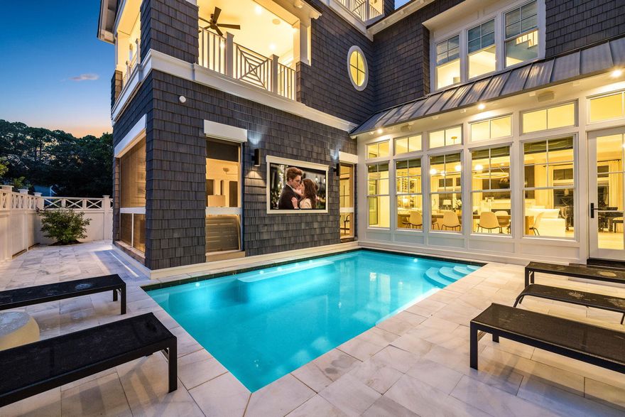 Welcome to 17 N Watch Tower Ln, a stunning single-family residence nestled in the main gate of Watersound Beach. This exquisite, nearly 6,000 square foot home offers an unparalleled blend of luxury and comfort, perfect for those seeking a serene coastal retreat.Boasting five spacious bedrooms and five and a half bathrooms, plus a media room and play room, this fully furnished home is designed to accommodate true full time living. Truly built as a private residence or family home, with each finish piece and material being hand selected of the highest quality, from the building materials, down to the hardware and fixtures, nothing is left to want.The fully custom, elegant interiors feature radiant heated floors, oversized full time closets, a separate game room for the kids, and a dedicated media room, providing a cozy ambiance for gatherings with family and friends.

Located on one of the most exclusive and uniquely positioned lots in Watersound Beach, this home provides unmatched privacy. Bordered by a pond and foliage, this home's positioning is truly unique. Offering direct access to the beach, this home is directly adjacent to one of the communities boardwalks.

In addition, the property showcases breathtaking Gulf views, enhancing the tranquil atmosphere. The outdoor space is a true oasis, offering radiant heated floors, complete with a private, oversized below-ground pool, a summer kitchen with grill and pizza oven, ideal for alfresco dining and entertaining. The expansive backyard offers ample space for leisure and recreation.

Inside, the home is equipped with modern conveniences, including a private elevator for easy access to all levels and top of the line kitchen appliances and fixtures. The attached garage provides secure parking, with dedicated plugs for EV charging.

Whether you're lounging by the pool or enjoying the warmth of the fireplace, 17 N Watch Tower Ln offers a true, fully custom, luxurious lifestyle in a beautiful setting. Don't miss the opportunity to make this exceptional property your own. Schedule a private showing today and experience the elegance and charm of this Watersound gem.