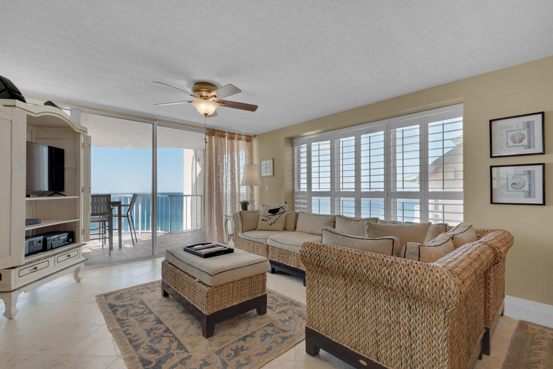Picture-perfect, 14th-floor condo in Hidden Dunes Beach Resort offers the ultimate coastal lifestyle with luxury amenities, private beach access, and elevated Gulf views all for under $700K. This unit enjoys hallmarks of a relaxed, polished beachy design: neutral colors, Travertine floors, light-filled interiors, and a westward facing covered balcony. The kitchen is up-to-date with granite counters and stainless steel appliances. $55K in rental income projected for 2020. Resting on 27 acres of natural surroundings and private coastline, Hidden Dunes is shielded from the commercial environment of other resorts. Hidden Dunes offers more private beach access per unit than any other community in the area. Impressive amenities include championship clay tennis courts, four pools, jogging trails, gym, and chair service.