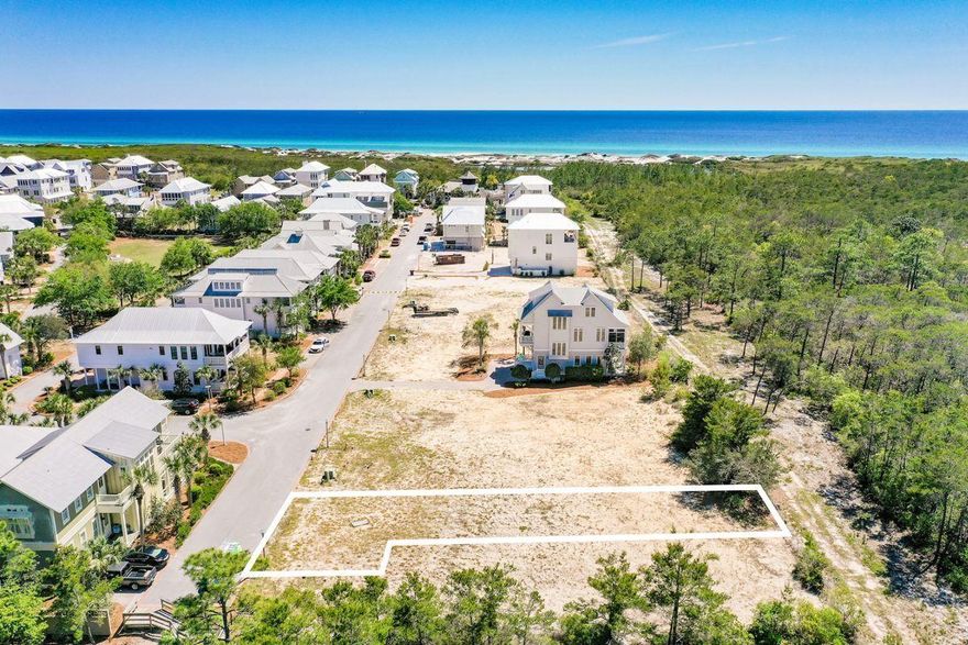 Two lots being sold together are perpendicular to each other allowing for extra parking space if wanted.