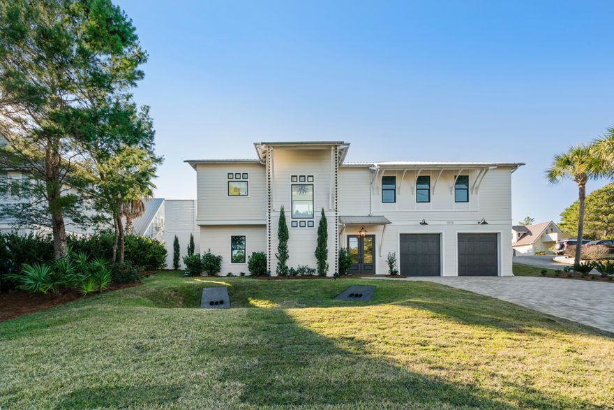 Brand new, incredibly designed and finished by Buchanan Builders with amazing location one block from Blue Mountain Creamery and two blocks to the beach. Beautifully designed private backyard with fenced-in pool deck, fire pit, outdoor shower and several spaces to sit and relax. From the backyard, this split level house opens to a spacious gourmet eat in kitchen and cozy living area. The interior is the perfect coastal and contemporary mix with white walls, faux wood beams across the ceiling, electric fireplaces, top of the line appliances, beautiful fixtures, fans and finishings. Master on the main floor has access to the backyard, large walk in tiled shower with garden tub, electric fireplace and walk in closet. This level has 3 additional bedrooms and laundry area. (See more..)