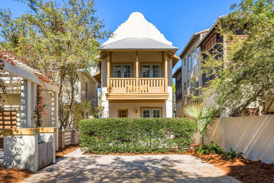 Welcome to 75 Wiggle Lane -- a timeless cottage in the heart of Rosemary Beach, just steps from Barrett Square.Set in one of the most walkable locations in town, this two-bedroom, three-full-bath home places the beach, dining, shopping, and community events right outside your door.Thoughtfully designed across three levels, the first floor features a well-appointed kitchen and an inviting living space positioned for gathering while maintaining architectural definition. A full bath on this level adds flexibility for guests. The interior has been freshly repainted, creating a crisp, light-filled backdrop throughout.Upstairs, you'll find two equally sized primary suites -- a rare and highly desirable layout that offers privacy and balance for owners and guests alike. Newly redone flooring on this level introduces warmth and texture throughout both suites, enhancing the comfort and feel of the home's private spaces. Whether hosting another couple or maximizing rental appeal, the dual-primary design makes this property exceptionally versatile.

The third-level loft provides additional sleeping space perfect for kids or overflow guests, enhancing both functionality and revenue potential.

Outdoor porches and balconies extend the living space and reflect the timeless architectural character Rosemary Beach is known for  ideal for unwinding after a day on the sand or an evening in town.

Whether you're searching for a personal getaway, a strong investment opportunity, or a blend of both, 75 Wiggle Lane delivers location, flexibility, and long-term upside in one of the most sought-after communities along 30A. With potential for additional square footage, this property also presents an opportunity to further enhance value over time.

Your Rosemary Beach cottage has arrived.
