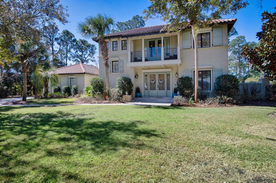 Located within the gated Sandestin Golf and Beach Resort and overlooking the prestigious Raven Golf Course, this beautifully updated residence offers refined coastal living with exceptional upgrades throughout. The home features 3 bedrooms, 3.5 bathrooms, and a versatile bonus room ideal for a dining room, home office, or additional sleeping space.The seller has completed extensive upgrades, including a golf cart garage with custom built-in cabinetry and workbench, new epoxy garage flooring, and new garage door openers. The resort-style pool and hot tub have received a complete overhaul with a new heater (2023), conversion to saltwater, PebbleTec finish, new tile, and pump. Entertain with ease in the new outdoor kitchen featuring Nature Kast cabinetry and a built-in grill and refrigerator
Interior enhancements include updated quartz countertops in the kitchen, bar area, and primary bath, new tile on both fireplaces, new light fixtures and ceiling fans, a new wine cooler, new refrigerator, HVAC system (2024), and a new hot water heater with continuous pump.

Additional highlights include an indoor/outdoor surround sound system, hurricane shutters, travertine flooring, natural gas, a walk-in pantry, and two covered second-floor patios perfect for relaxing or entertaining.

Residents enjoy an unmatched lifestyle within Sandestin, featuring four championship golf courses, seven miles of private beach access, tennis and pickleball courts, a full-service marina, fitness center, and abundant dining and shopping. The community is golf cart, pedestrian, and bike friendly, with convenient access to grocery stores, medical facilities, and year-round events--offering a laid-back yet luxurious resort lifestyle.
