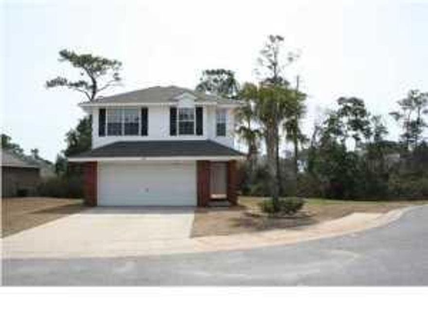 Absolutely lovely 4 bedroom 2 1/2 bath home in the Marsh Harbor Development. Excellent location within 5 miles of Hurlburt Field close to both Fort Walton Beach and Navarre! The home features desirable hardwood flooring & tile, stainless steel appliances beautiful kitchen cabinets. Home sits on a cul-de-sac for added security and privacy. Walking/riding paths, sidewalks, and water views. Great home in a fantastic neighborhood. Buyer to verify all measurements.